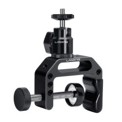 Lanxire-abrazadera de montaje para cámara, minicabezal de bola con tornillo de 1/4 pulgadas, para Gopro, Insta360, luz de Flash, Monitor, micrófono