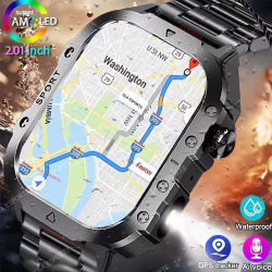 2025 nuevo reloj inteligente LED para hombre, reloj inteligente parlante con Bluetooth, modo multideporte, Monitor de salud, reloj inteligente deportivo para exteriores para Android