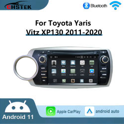 Radio de coche Android 11 para Toyota Yaris Vitz XP130 2011-2020 navegación Multimedia inalámbrica Carplay Bluetooth Audio estéreo WIFI
