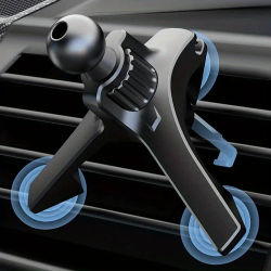 Clips de soporte para teléfono de coche, cabezal de bola de 17mm, Clip de salida de aire para coche, abrazadera de gancho para salida de aire de coche, soporte magnético para teléfono móvil