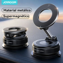 Joyroom Soporte magnético para teléfono con ventosa Soporte magnético para teléfono de coche al vacío con 360 ° Puntal de metal para iPhone Samsung Xiaomi