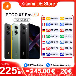 Versión global POCO X7 Pro teléfonos móviles 5G Android Smartphone Xiaomi Poco X7 Pro 12GB 512GB teléfono NFC