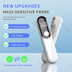 JUSTLANG Termómetro digital para frente LED Termómetro médico infrarrojo sin contacto Temperatura corporal Febbre para bebés adultos