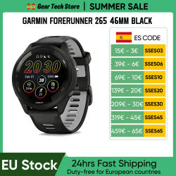 Reloj Deportivo Inteligente Garmin Forerunner 265 Estilo Básico, Pantalla AMOLED de 1.3 Pulgadas, Monitor de Actividad