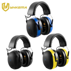 Auriculares de Protección Auditiva YAKEMA con Bluetooth 6.0, Recargables, Reducción de Ruido, Protectores Auditivos Inalámbricos