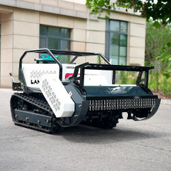 Robot Desmalezador Agrícola para Jardín, Cortacésped Inalámbrico con Control Remoto, Fabricado en China, Cortacésped Pequeño Tipo Oruga, Venta Personalizada