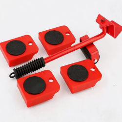 Rodillos para mover muebles multiusos de alta resistencia, herramientas de elevación y traslado de fácil deslizamiento para artículos del hogar, 2/4/5 unidades