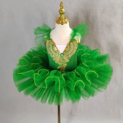 Traje para niños, leotardo de Ballet, Vestido elegante para niñas, ropa para niñas, tutú, vestidos para bebés, falda de Ballet para niños, traje de baile de verano