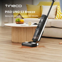 Tineco Floor One S3 Breeze-aspiradora de suelo, fregona eléctrica inalámbrica en seco y húmedo, electrodoméstico inteligente autolimpiante