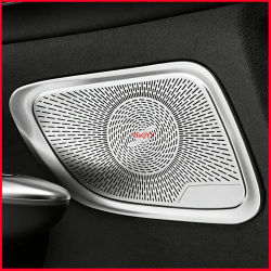 Cubierta de altavoz de Audio para coche, accesorios de embellecedor de bocina de puerta para Mercedes Benz Clase C W206 C200 C220 C260 C300 2022 +
