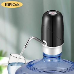 HiPiCok-bomba eléctrica portátil de agua, dispensador de agua de 19 litros, recargable por USB,