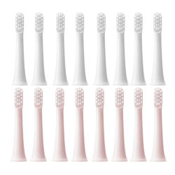 Cabezales de repuesto para XIAOMI MIJIA T100, cepillo de dientes eléctrico sónico, aspiradora DuPont, cerdas suaves, boquillas adecuadas, 8 Uds.