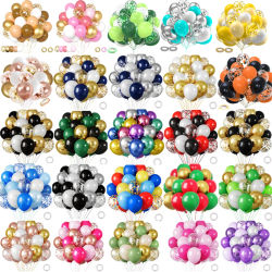 30 Uds. Globo de látex cromado blanco rosa azul Bola de helio boda decoración de fiesta de cumpleaños para adultos Globos de Baby Shower