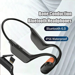 Auriculares Bluetooth de Conducción Ósea con Diseño Abierto y Batería de Larga Duración, Ideales para Deportes, Correr, Ciclismo y Natación