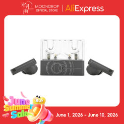 Auriculares Bluetooth MOONDROP Space Travel 2 ULTRA TWS con ANC, LDAC, Bluetooth 6.0, 55ms de baja latencia, modo de juego.