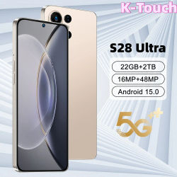 Teléfono Inteligente K-Touch Hot S28 Ultra Android 5G 7.3HD 22G+2TB, Teléfonos Móviles Dual Sim 7800mAh, Teléfono Celular Desbloqueado 16+48MP Versión Global