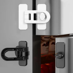 Cerradura para refrigerador, cerraduras adhesivas sin llave para congelador, cerraduras para puertas de refrigerador, cerradura para refrigerador a prueba de niños, horno a prueba de bebés para