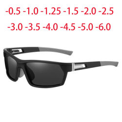 Gafas de sol con dioptrías, lentes de visión nocturna graduadas, antideslumbrantes, para conducción deportiva, de 0 a 0,5 a 0,75
