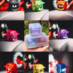 Adorno Decorativo para el Tablero Interior del Automóvil, Robot de Cristal Transparente, Edición Limitada Dasai Mochi 3, Precio Bajo