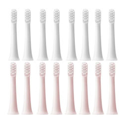 Cabezales de repuesto para XIAOMI MIJIA T100, cepillo de dientes eléctrico sónico, aspiradora DuPont, cerdas suaves, boquillas adecuadas, 8 Uds.