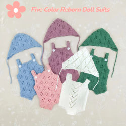 Conjunto de ropa para muñeca Reborn, 1 Uds., con 5 colores diferentes para muñecas bebés Reborn de 13 pulgadas, trajes de alta calidad para regalo de muñeca