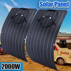 Panel Solar 500w1000w1500w2000w súper potente adecuado para RV barco coche hogar Camping 18V 36V cargador de batería Kits de paneles solares