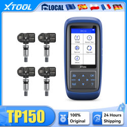 Herramienta de Diagnóstico de Neumáticos XTOOL TP150 TPMS, Activa Todos los Sensores, Funciona con 315 y 433 MHz, Herramienta de Reaprendizaje del Monitor de Presión de Neumáticos