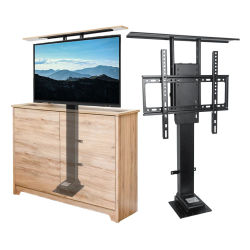 Elevador de TV Eléctrico Motorizado 2026 con Control Remoto para Mueble de TV Oculto, Altura Ajustable Automática para TV de 32-85 Pulgadas
