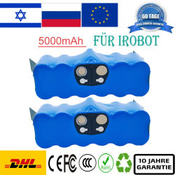 Batería de iones de litio de 14,4 V y 5000Ah para aspiradora iRobot Roomba 500 600 700 800 Series 510 530 550 560 650 770 780 790 870 880 R3