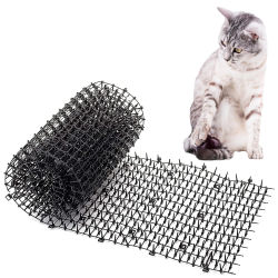 Estera disuasoria para gatos, repelente de red para perros y gatos, estera con puntas de plástico para entrenamiento, para mantener los perros y gatos, protege las plantas
