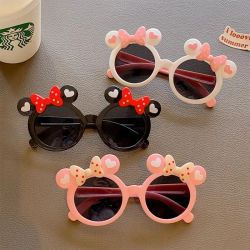 Nuevos niños lindos dibujos animados UV400 gafas de sol niños niñas colores al aire libre niños protección solar gafas de sol bebé deporte sombras gafas