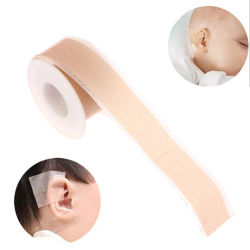 Corrector de orejas para bebés, corrección de orejas sobresaltantes infantiles, 4x50cm, correctores estéticos de orejas de silicona para niños, parche adhesivo