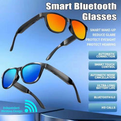 Nuevas Gafas de Sol Inteligentes con Bluetooth, Escucha Música, Haz Llamadas, Gafas de Sol Modernas con Audio por Conducción Aérea y Controles Táctiles