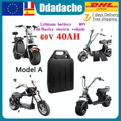 Scooter eléctrico Citycoco de 60V 100ah, adecuado para motocicletas/triciclos/bicicletas de 250W~2000W, batería de litio resistente al agua + cargador de 67.2V