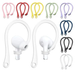Ganchos antipérdida para auriculares Apple AirPods 1, 2, 3 Pro, de silicona deportiva, anticaída, accesorios de repuesto para auriculares