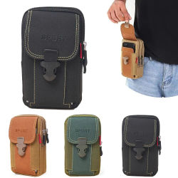 Bolsa con cinturón para hombre, bolsa para teléfono móvil para hombre, funda para teléfono, riñonera Molle, mochila con cinturón táctico pequeño, tarjetero