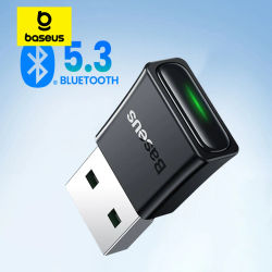 Baseus USB Bluetooth 5,3 adaptador PC USB transmisor receptor Dongle adaptador inalámbrico para teclado de ratón inalámbrico Win11/10/8,1