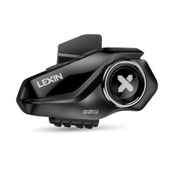 Lexin G2P motocicleta Blutooth intercomunicador casco auriculares Bluetooth, comunicador manos libres hasta 6 conductores interfono con Radio FM