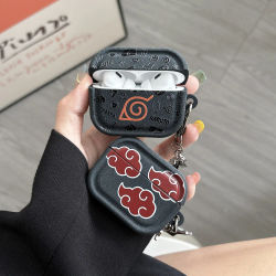 Estuche para Auriculares con Diseño de Anime Japonés N-NARUTOS Itachi Obito Pain para Airpods 4 2 3 1 Pro 3 2, Funda Protectora para Auriculares Bluetooth Inalámbricos