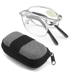Gafas de lectura de diseño Retro para hombres y mujeres, gafas plegables, montura de gafas, gafas de Metal plateado + 1,0 + 1,5 + 2,0 + 2,5 + 3,0 + 3,5 + 4