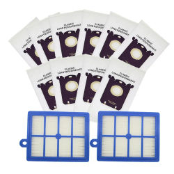 Bolsas de polvo con filtro Hepa de repuesto para aspiradora Electrolux, filtro Electrolux Hepa y S-BAG para bolsas Philips Aeg