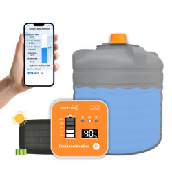 Moray ME201RSP WIFI TUYA App Panel Solar Sensor de nivel de tanque inalámbrico remoto de alta precisión medición Monitor de nivel de líquido