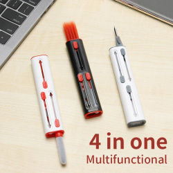 Kit de limpieza multifunción 3 en 1 para Airpods Pro 3 2 1, bolígrafo de limpieza de auriculares, cepillo para teclado, herramientas de limpieza de auriculares Bluetooth
