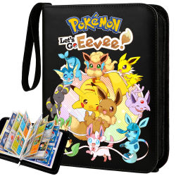 ⭐️ 400 Fundas Protectoras para Tarjetas Pokémon, Carpeta con Cierre, Estuche para Exhibición de Charizard, Libro de Almacenamiento para Colección de Tarjetas