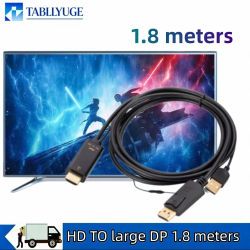 Cable HDMI a DisplayPort de Alta Definición, Compatible con 4K 60Hz, Macho a Hembra, Alimentado por USB, para Monitor, PC, Laptop