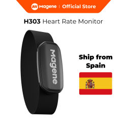 Magene H303 Sensor de frecuencia cardíaca con correa para el pecho Monitor de modo dual Cinturón deportivo