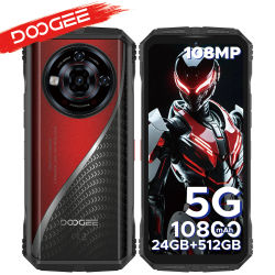 Teléfono robusto DOOGEE S118 Pro 5G FHD 'fhd 120Hz Dimensiones 24 Go RAM 512 Go ROM batería 10800 mAh Teléfono portátil