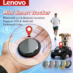 Mini rastreador GPS inteligente Lenovo, recordatorio antipérdida para coche, mascotas, niños, bolsa, AirTag, localizador Bluetooth para IOS y Android