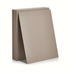 Carpetas de tablero de libros de 1mm, tablero de aglomerado de diseño, blanco, Kraft, gris, hoja de aglomerado resistente, encuadernación de cartulina, 5 uds.