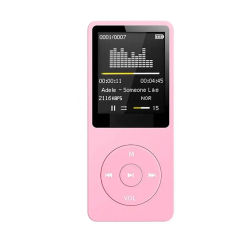 Reproductor de música Mp3 compatible con Bluetooth, Radio Fm portátil sin pérdidas, Walkman deportivo ultrafino externo para estudiantes, grabadora Mp3